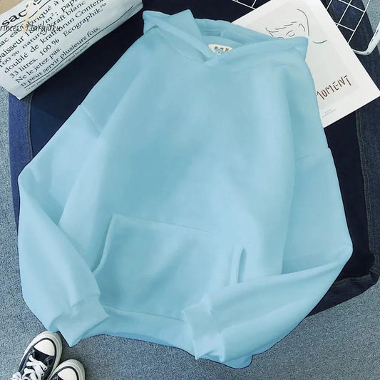 Blue Premium Fleece Hoodie for Men